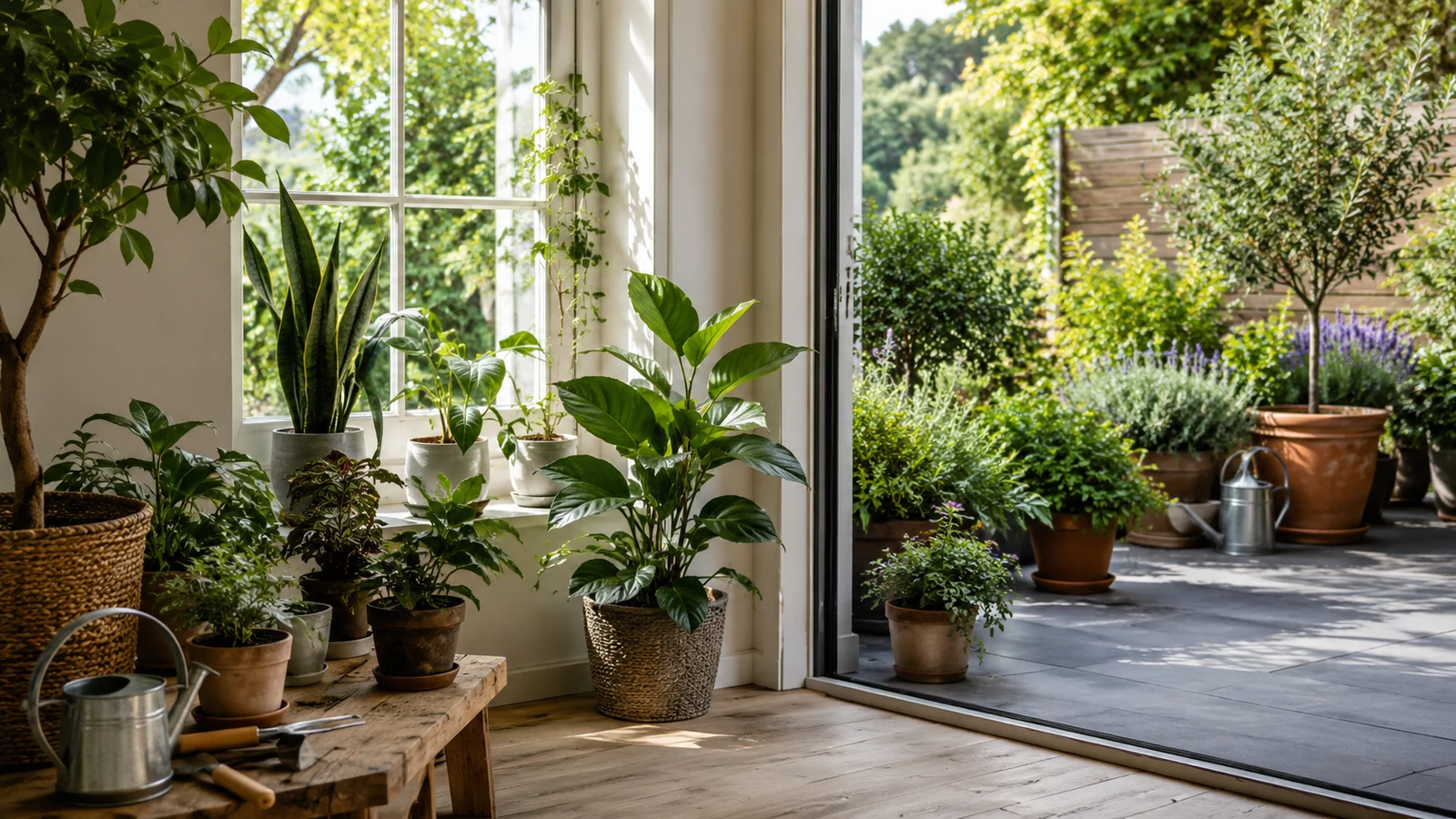 Piante da interno ed esterno: come scegliere in base a spazio, luce e cura