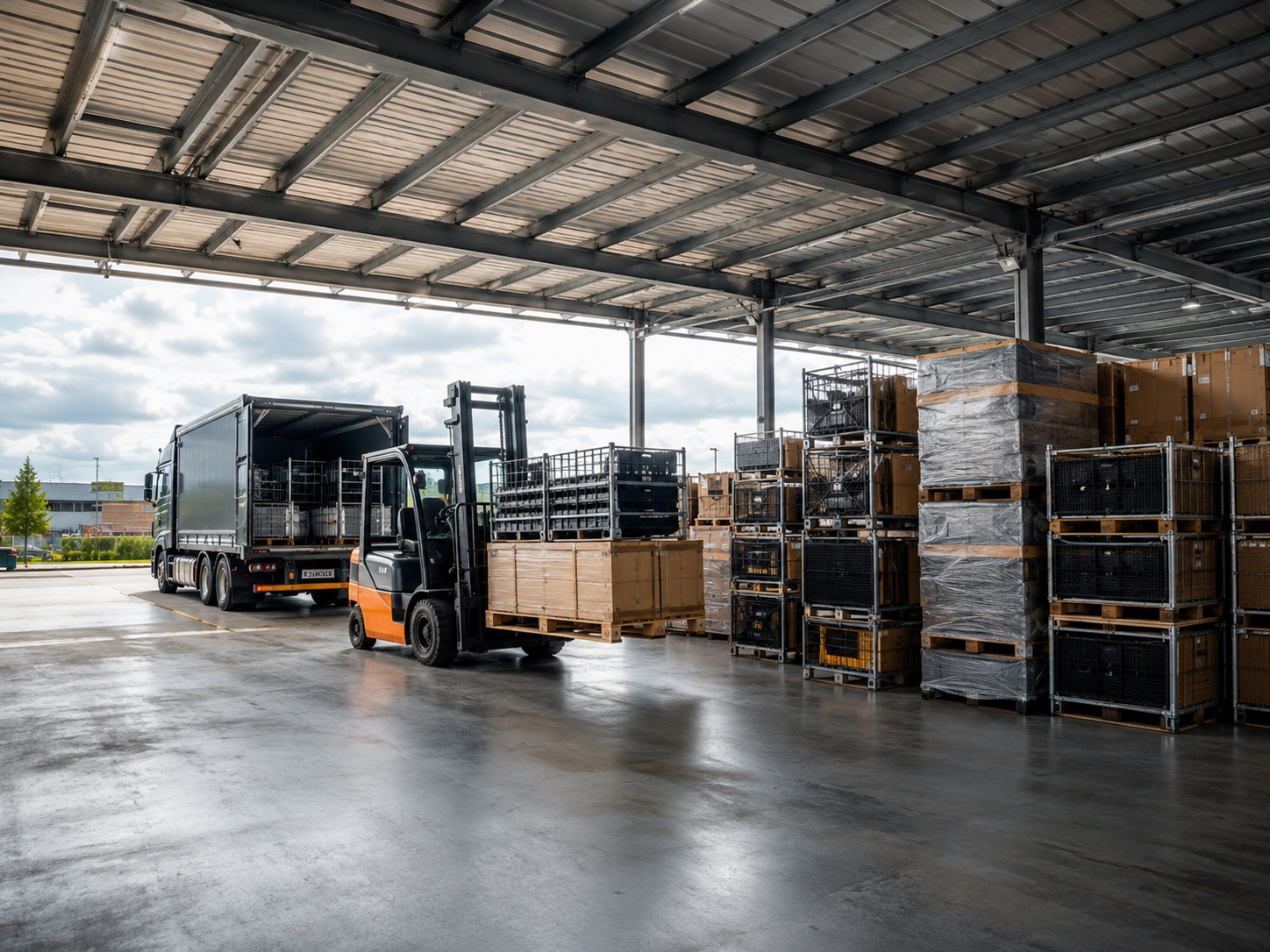 Logistica automotive e aree coperte: protezione per componenti, ricambi e semilavorati